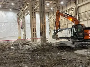Concrete removal by CDS